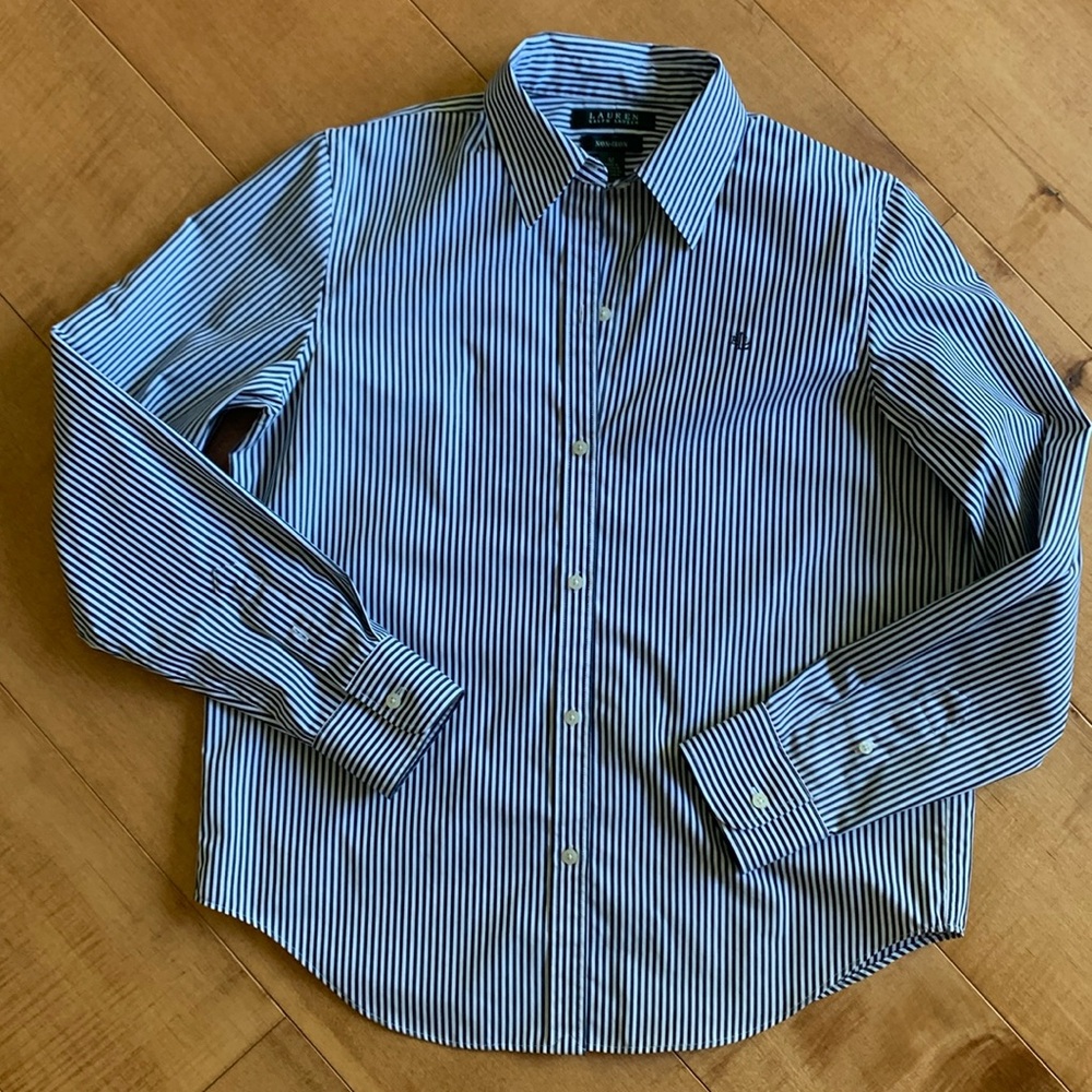 Lauren Cotton Non Iron Woman’s Shirt M